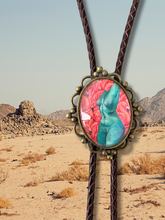 Load image into Gallery viewer, "Orlando Blue" Bolo Tie
