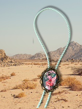 Load image into Gallery viewer, "Tangerine Spectacle" Bolo Tie