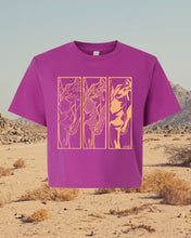 Load image into Gallery viewer, Tryptic Bliss Crop Top T-Shirt