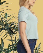 Load image into Gallery viewer, Crop-Top-Blue