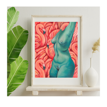 Load image into Gallery viewer, Print-Figure-Flamingo
