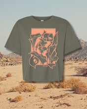 Load image into Gallery viewer, Calla Lily Crop Top T-Shirt
