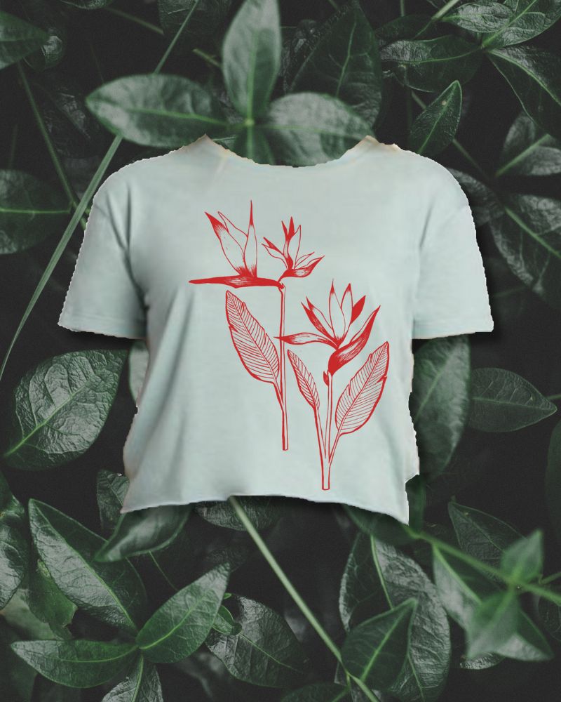 Crop-Top-Floral-Blue