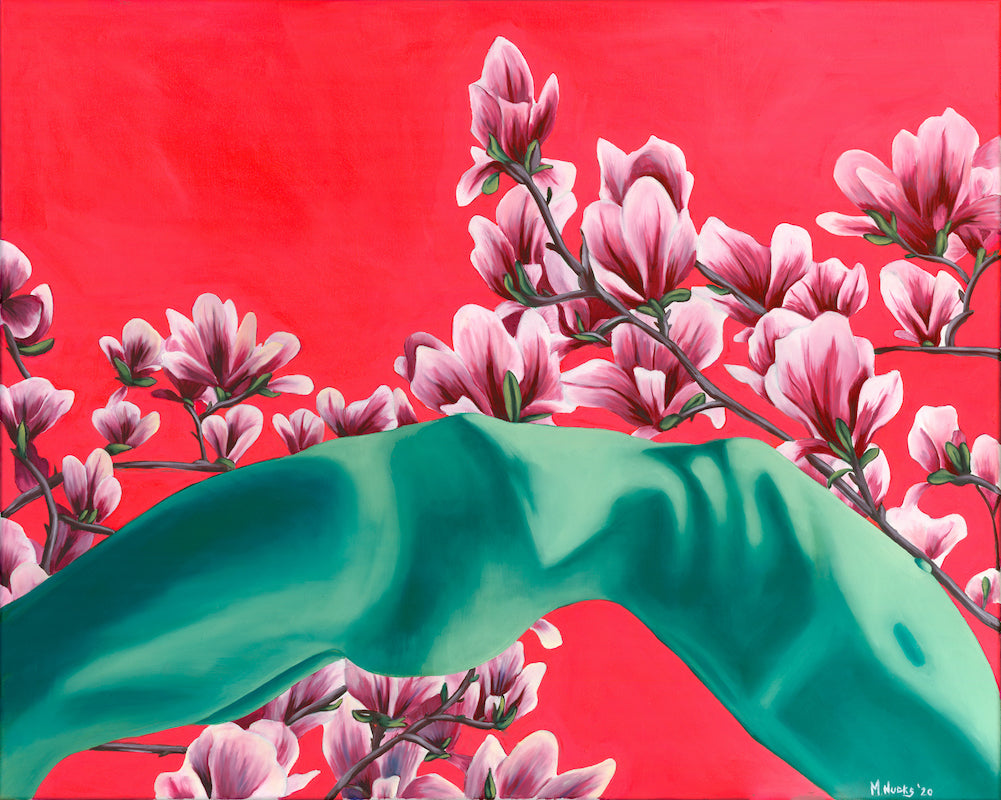 Painting-Figure-Flower