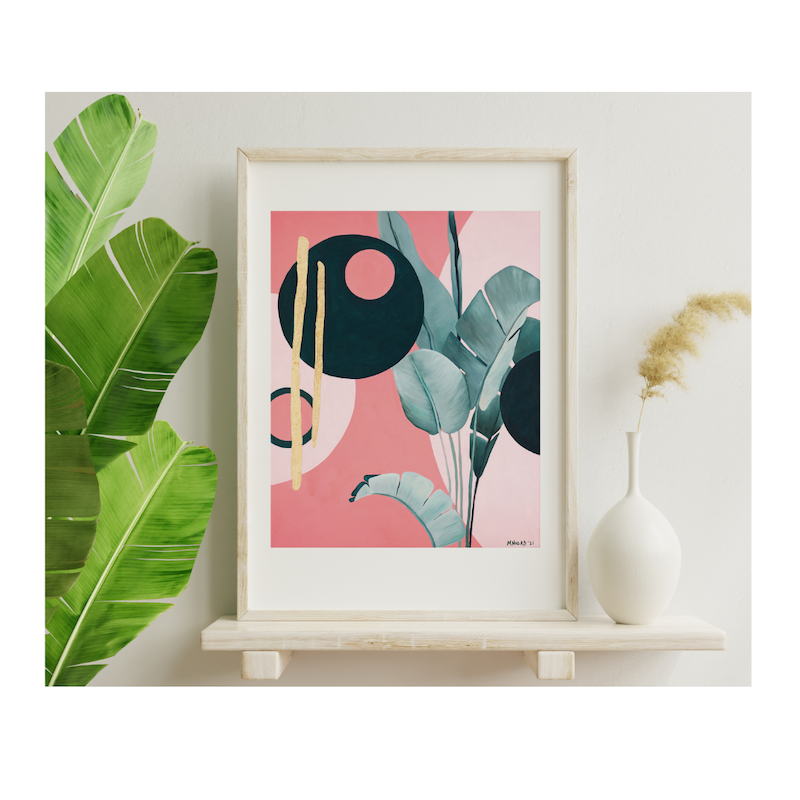 Print-Abstract-Plant
