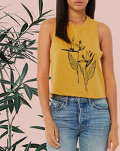 Load image into Gallery viewer, Shirt-Flower-Yellow-Sleeveless
