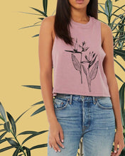 Load image into Gallery viewer, Shirt-Flower-Pink-Sleeveless
